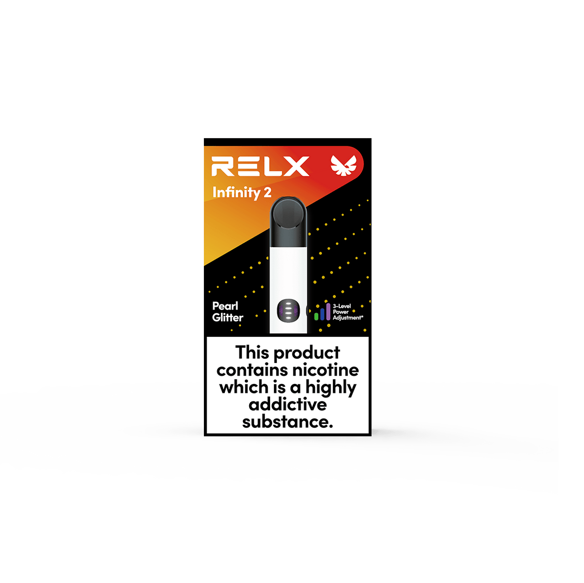 RELX Infinity 2 - White Pearl Glitter + Menthol Plus Kit